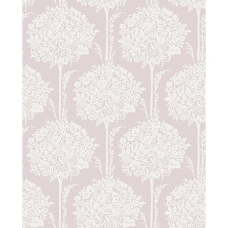 A-Street Prints Zaria Lavender Topiary Wallpaper 4074-26623