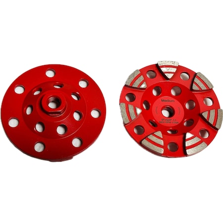 Vantage Product Triagle Segmented Cup Wheel, Concrete Cutting, 7', Fine TASEG5J7A1HT60