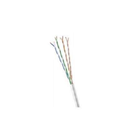 Cable Wholesale Bulk Slim Cat6 White Ethernet Cable, 28AWG Stranded Copper, UTP, Spool, 1000 foot 10X8-891MH