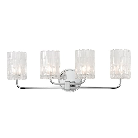 Hudson Valley Lighting Dexter 4 Light Bath And Vanity 25.25 In. Polished Chrome 1334-PC