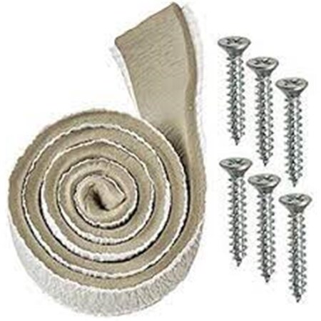 Overtime 4.6 x 2.6 in. Round Low Profile Cable Hatch, Colonial White OV1847143