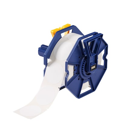 Brady Circular Vinyl Labels for J7300 Color Label Printer 2 in Dia 500/Roll J-390-2595