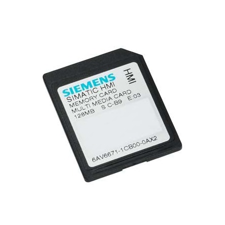 Siemens SIMATIC MM memory card 128 MB multi media card for OP 77B TP/OP 177B 6AV6671-1CB00-0AX2