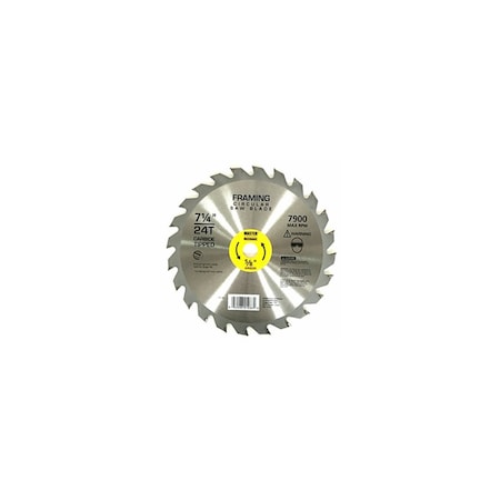 Master Mechanic Framing Combo Circular Saw Blade, 24-Tooth x 7-1/4-In. 694374