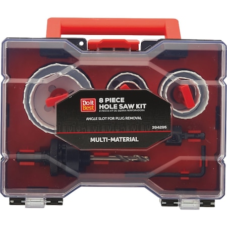 Do It Best Bi-Metal Hole Saw Set, 8-Piece QJDIB-PTASET-037