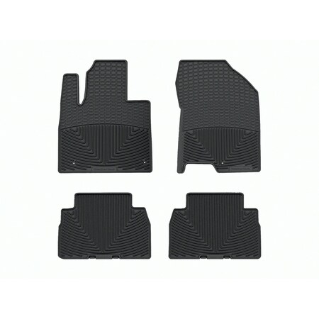 Weathertech Black, Front and Rear All Weather Floor Mats W495-W496