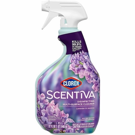 Clorox Scentiva Multi-Surface Cleaner - For Multi Surface, Multipurpose - Spray - 32 fl oz (1 quart), 9PK 60523