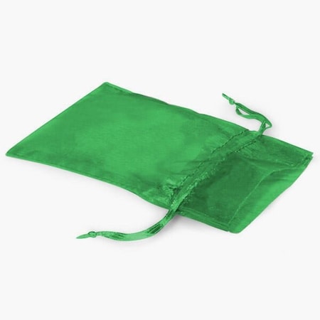Nashville Wraps Emerald Green Organza Favor Bags, 3x4, 10PK B01037