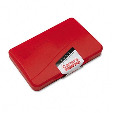Carters Carter's  Felt Stamp Pad- 4.25w x 2.75d- Red CA30578