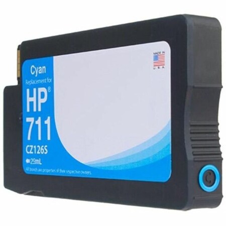Clover Imaging Group WF Remanufactured Cyan Wide Format Ink Cartridge WH711C