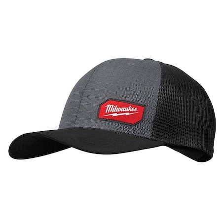 Milwaukee Hand Trucks Gridiron Snapback Trucker Hat Gray One Size Fits Most 505G
