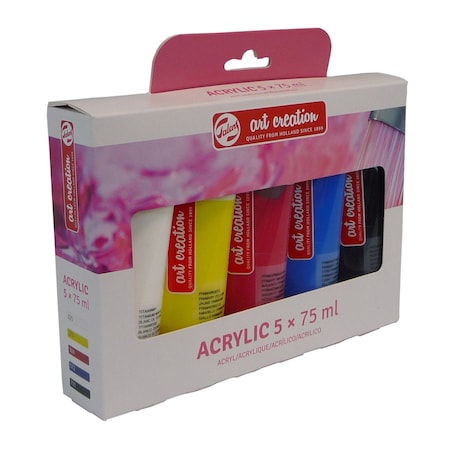 Talens Art Creation Acrylic Paint, Gloss, Acrylic Base, Assorted 3582805M