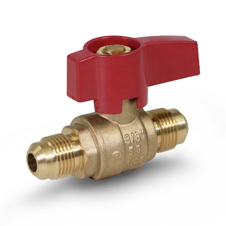 Everflow Flare Gas Ball Valve, Brass 3/8" FTGV-38R38R