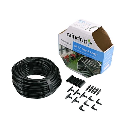 Raindrip Drip-A-Long Drip Irrigation Plant Watering Kit R280DT
