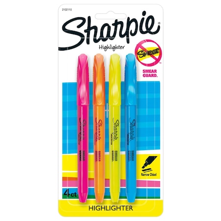 Sharpie Highlighter, PK4 2102110