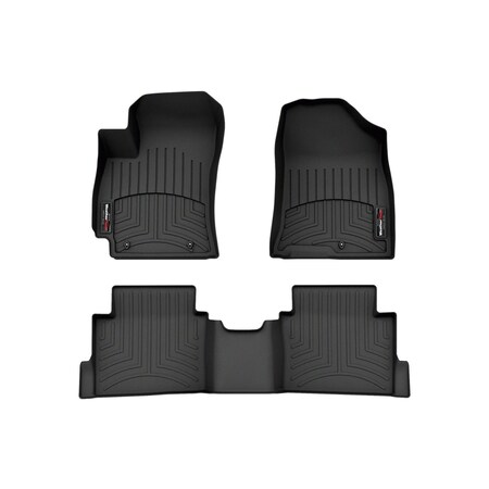 Weathertech Black, Front and Rear Floorliners 441838-1-2