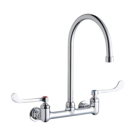 Elkay Handle-Operated Faucet, Manual, Gooseneck LK940GN08T6H