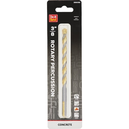 Do It Best 3/8'' x 6'' Rotary Percussion Masonry Drill Bit QJDIB-MB-022
