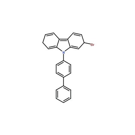 Ak Scientific 9-(4-Biphenylyl)-2-bromocarbazole (1g), CAS 1393835-87-4 9570AL-1g