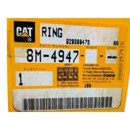 Caterpillar RING, CATERPILLAR OEM 8M4947 8M4947