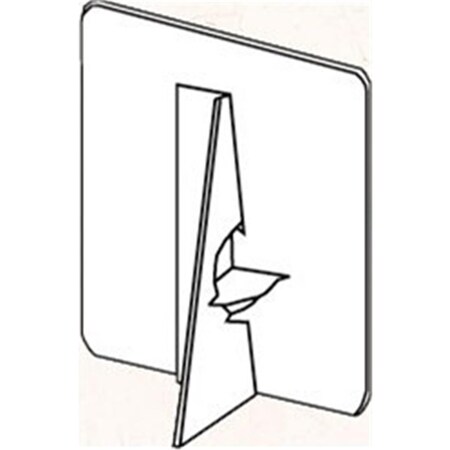Lineco Easel Backs, Single Wing - White Self-Stick - 9 In. 3283009