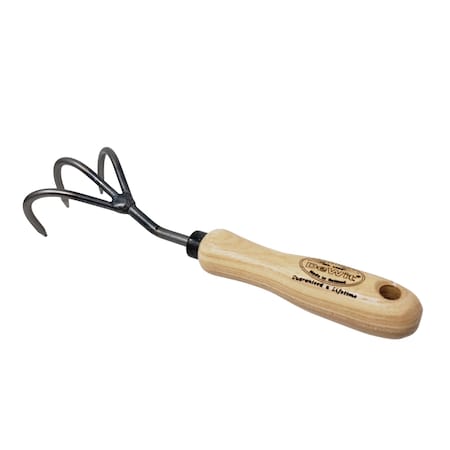 Dewitt Short Handle 3-Tine Cultivator, Ideal for Quick Aerating Jobs 31-0904