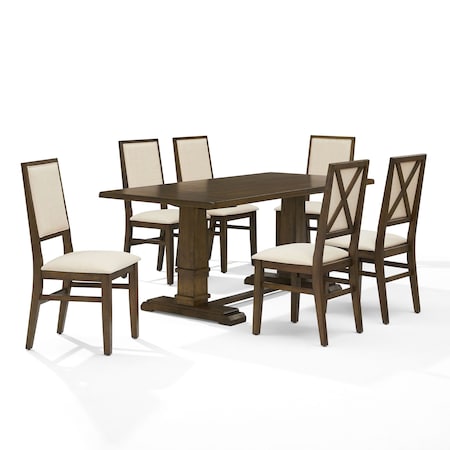 Crosley Joanna 7-Piece Dining Table Set For 6 KF13067DO-DO