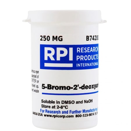 Rpi 5-Bromo-2'-Deoxyuridine, 250 MG B74200-0.25