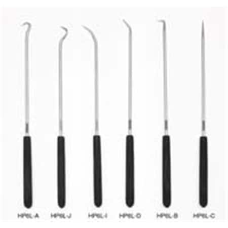 Ullman Devices 6 Pieces Long Hook And Pick Set ULCHP6L