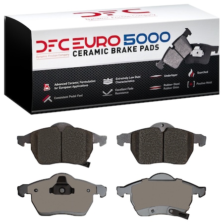 Dfc 5000 Euro Ceramic, Disc Brake Pad Set,  1600-0819-00