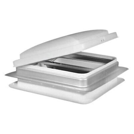 Hengs Industries 71111AC2G1 14 x 14 in. Roof Vent with White Manual Lid H6C-71111AC2G1