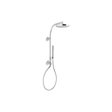 Kohler Awaken Shift HydroRail-R shower column kit, 2.5 gpm 76474-Y-CP