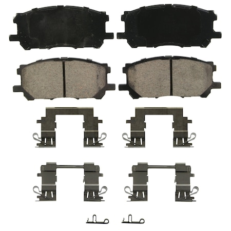 Wagner Brake QuickStop Front Disc Brake Pad Set Ceramic,  ZD1005