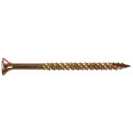 Hillman 42469 No. 8 x 1.75 in. All Purpose Wood Screws- Yellow Zinc 196581