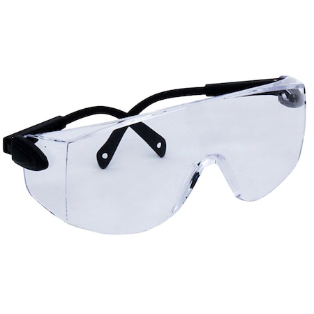 Zenport Adjustable Clear Safety Glasses with UV Coating, 3PK SG2626