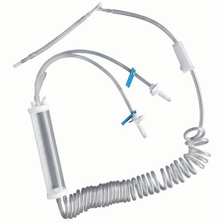 Jorgensen Laboratories Economy Equine Coiled I.V. Tubing Set J0400LEX