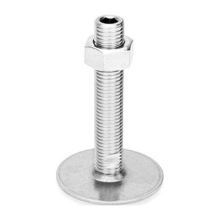 J.W. Winco Male-End Leveling Mount, 3.05 in H 41-60-5/8X11-75-D0-UK