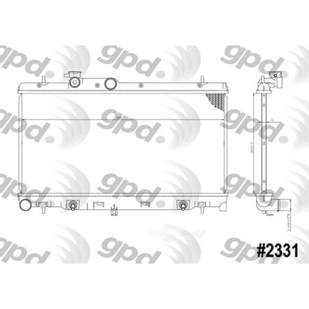Global Parts Distributors Radiator 2331C