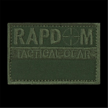 Rapdom T91-OLV Canvas Patch- Olive T91-RAPDOM-OLV