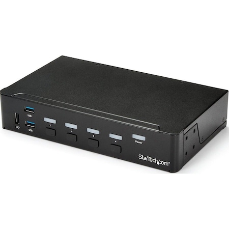 Startech.Com 4-Port HDMI KVM Switch - Built-in USB 3.0 Hub for Peripheral Devices - 1080p SV431HDU3A2