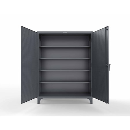 Strong Hold Pegboard Cabinet with 4 Shelves 56-PB-244