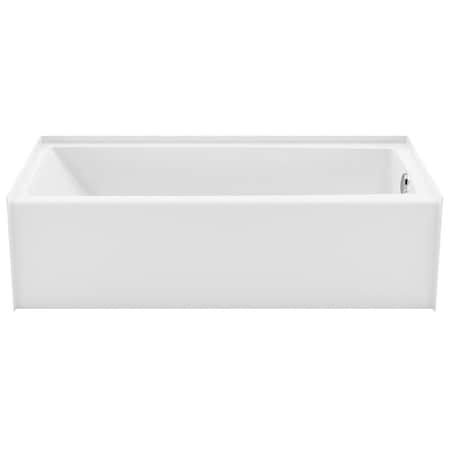 Maax Jaxi 6030 Series Bathtub, 49 gal Capacity, 60 in L, 3112 in W, 1712 in H, Alcove Installation 106882-L-000-002