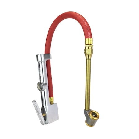 Milton Inflator Gauge, Dual Head Chuck, Large Bore 08-A1-506