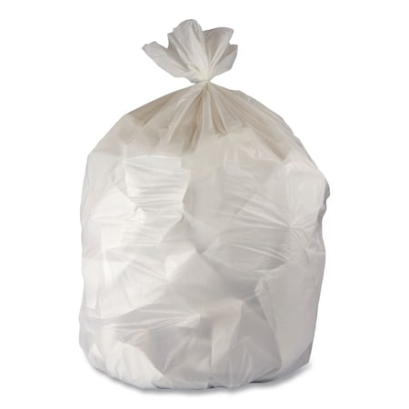 Heritage Linear Low-Density Can Liners, 45 gal, 3 mil, 40" x 48", Clear, 75PK B8048ZC