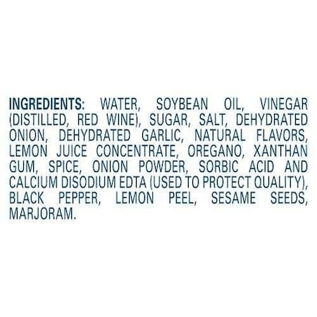 Hellmanns Salad Dressing Salad Bar Bottles Lemon Za'atar Vinaigrette, 32 Ounce 67665808
