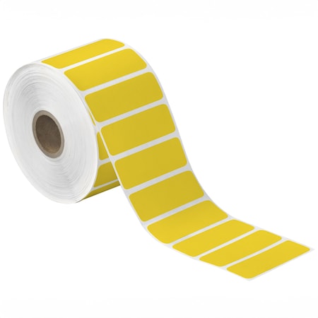 Tape Logic 2 1/2 x 1in Yellow Desktop Direct Thermal Label, 24PK THD341