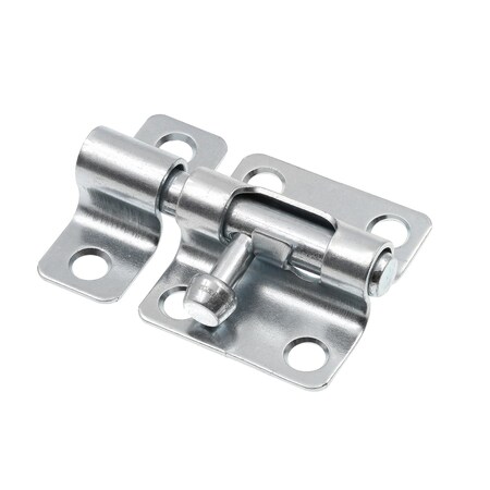 Prime-Line Barrel Bolt Lock, 2 in., Steel, Zinc-Plated, Includes Installation Fasteners (Single Pack) MP11343-1