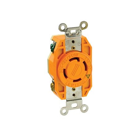 Leviton Industrial Grade Receptacle 30 Amp, 125/250 Volt 2710-IG