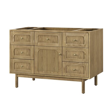 James Martin Vanities Vanity, without top, Light Natural Oak, 47.9 in W x 23.0 in D, 545-V48-M-LNO