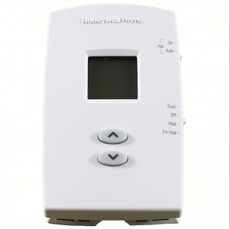 Honeywell Home Vertical Non-Programmable Thermostats, 2 H, 1 C, Hardwired/Battery, 20/30VAC TH1210DV1007/U